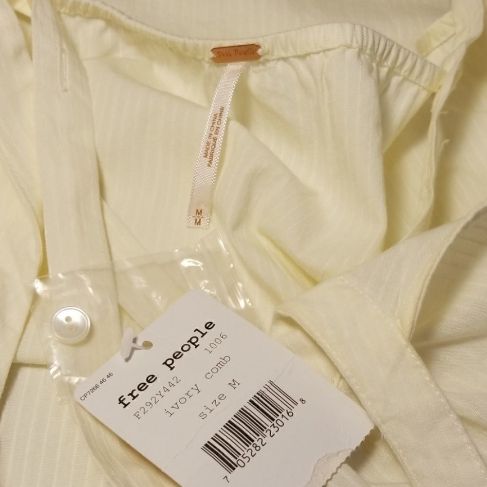 Free People Native Sun Ivory Comb Shift Dress - Picture 6 of 8